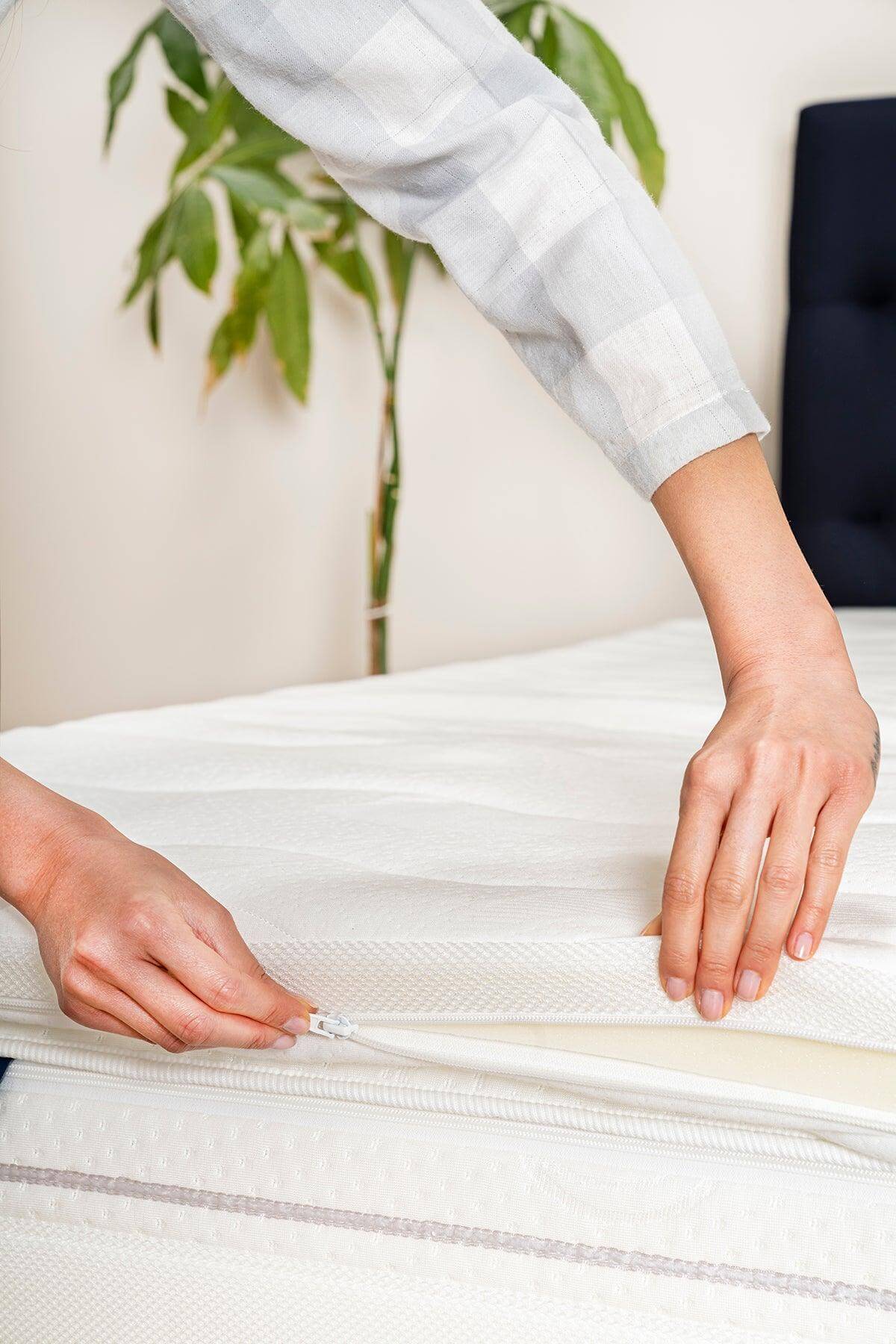 Topper 1.1 - Konfor Arttırıcı Yatak Pedi - Kuş Tüyü Soft Sünger - www.maviayyatak.com