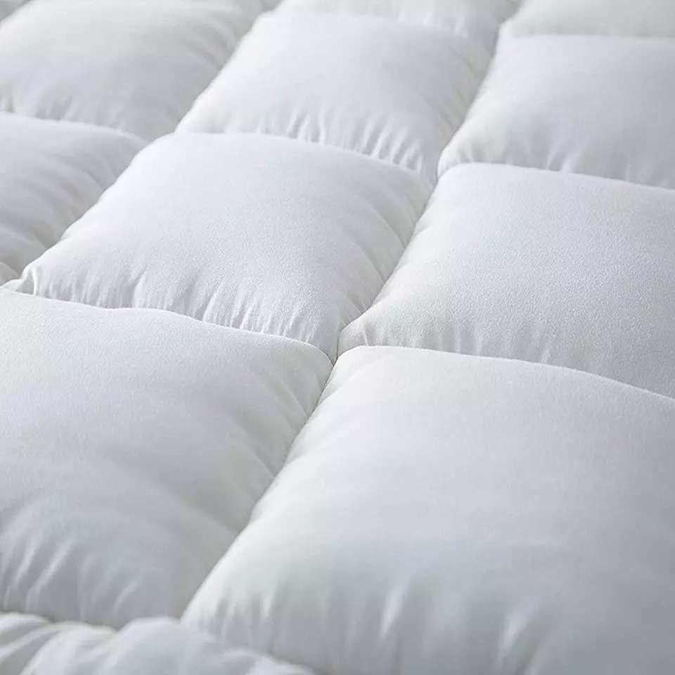 Topper 4.1 - Super Soft Mattress Pad - 100% Cotton Cover - Super Soft Nano Fiber Filling
