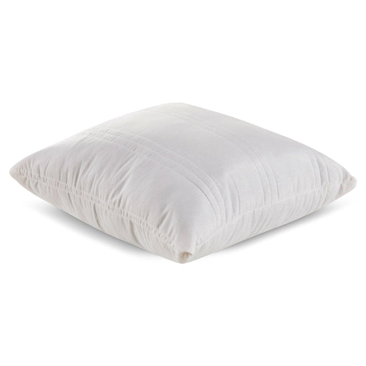 70x70 cm Yer Minderi - Kapitoneli Beyaz - www.maviayyatak.com