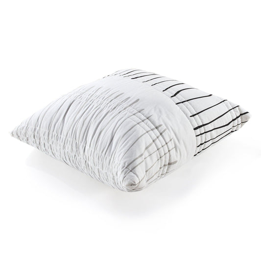 70x70 cm Yer Minderi - Kapitoneli Zebra Gri - www.maviayyatak.com