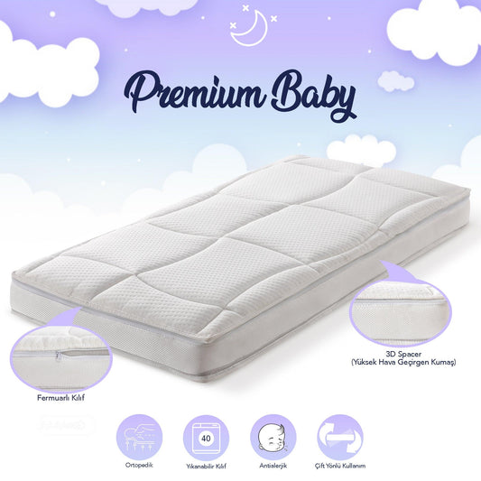 60x120 cm Premium Baby Yatak - Maviayyatak